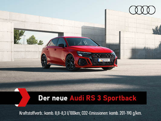 Audi RS 3 Sportback: jetzt bestellen